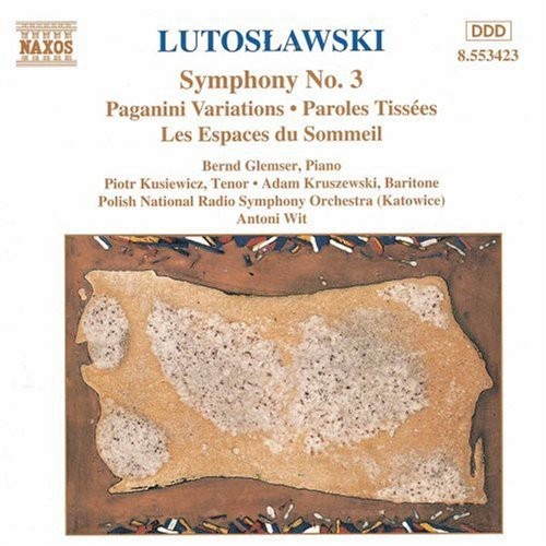Lutoslawski Witold - Orchestra Works Vol 3 (CD)