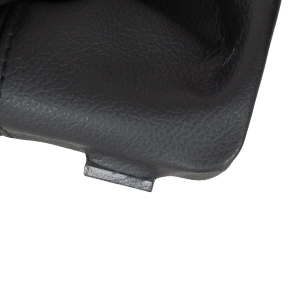 VW Transporter T5 / Multivan 03-15 MUSTA NAHKAINEN vaihteenvalitsimen nuppi + MUSTAT SUOJAT 5 VAIHTEETA