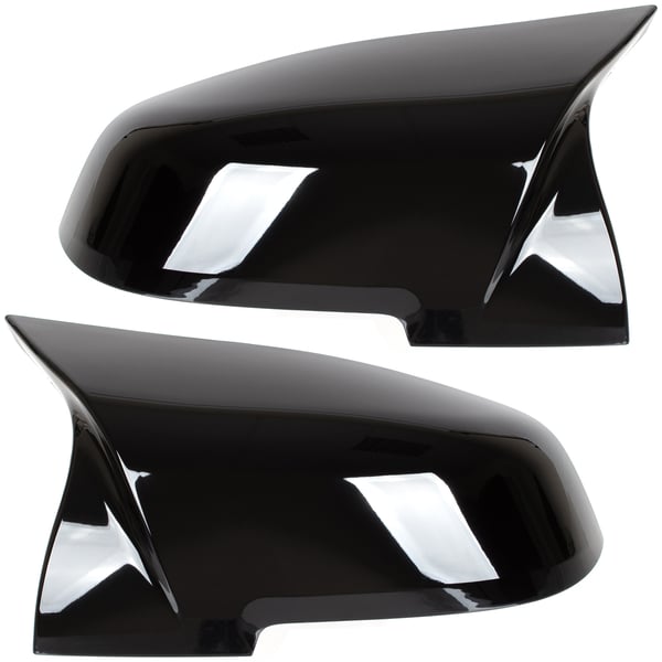 BMW 2 F87 14-18 spegelkåpa SVART GLOSSY vänster + höger 2 st. SET
