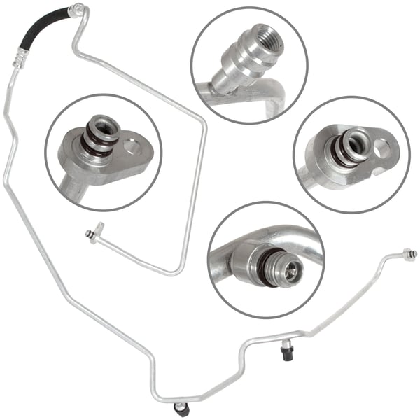 Citroën C3 I 02-10 klimaanlægsslange 1,4 HDi 1,1 1,4 1,6 B Citroën C3 I 02-10 klimaanlægsslange 1,4 HDi 1,1 1,4 1,6 B