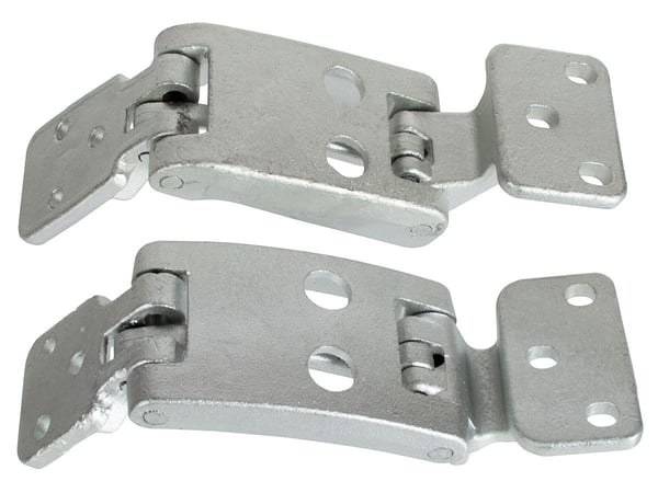 Mercedes Sprinter 906 2006- ÖVRE + NEDRÄNDER gångjärn bak vänster dörr 270° 2 st. SET