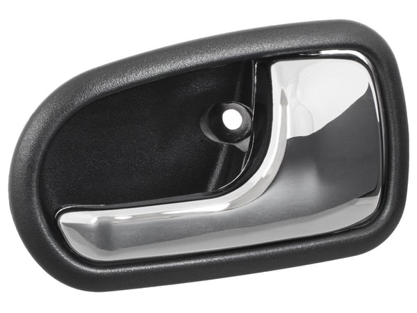Mazda 323 V VI 94-03 framdörrhandtag inner SVART + KROM höger