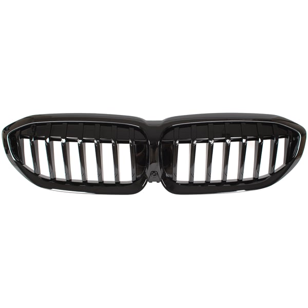 BMW 3 G20 G21 18-22 strålkastargrill (njure) SVART GLOSSY