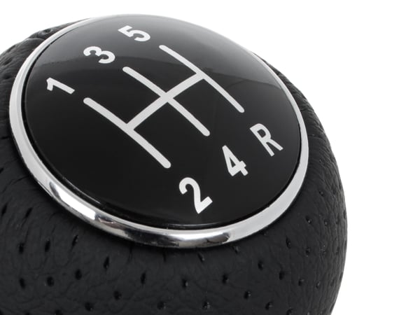 Audi A4 B6 00-04 gearknappose sort med sort gearskifte gummibælg, bakmand nedtil
