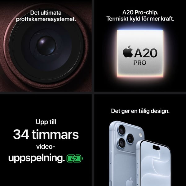 Apple iPhone 18 Pro 256GB 5G Smartphone – Glacier