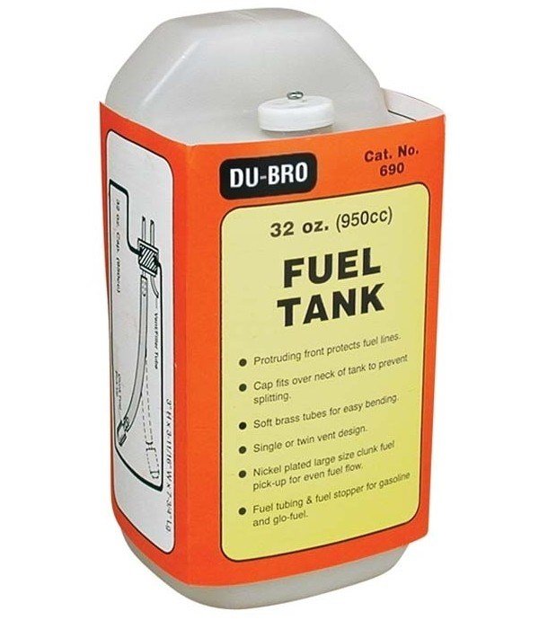 DB690 Dubro Tank 950cc 32oz 190x76x94mm