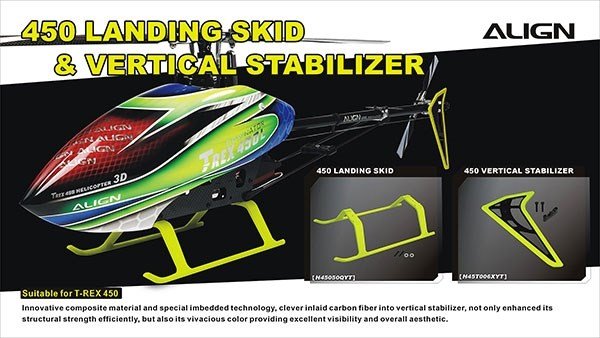 H45050QYT Landing Skid-Fluorescence Yellow