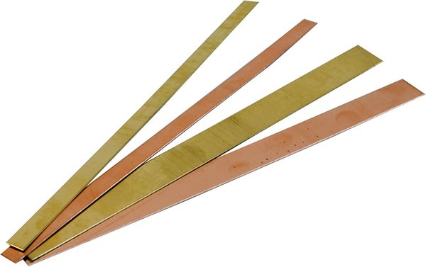 KS Messingstripe 1x18mm 3stk