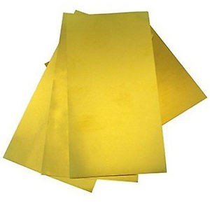 KS Messingplate 0.13x100x250mm 1stk