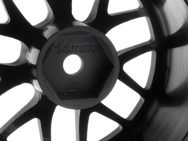 HPI-109155 BBS Spoke Wheel 48x34mm Black