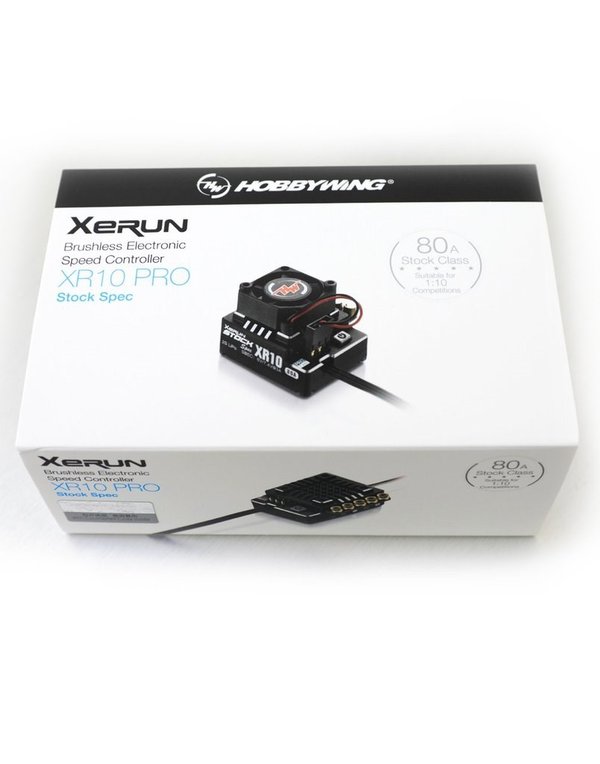 Hobbywing XeRun XR10 Pro Stock Spec 80A ESC 1s