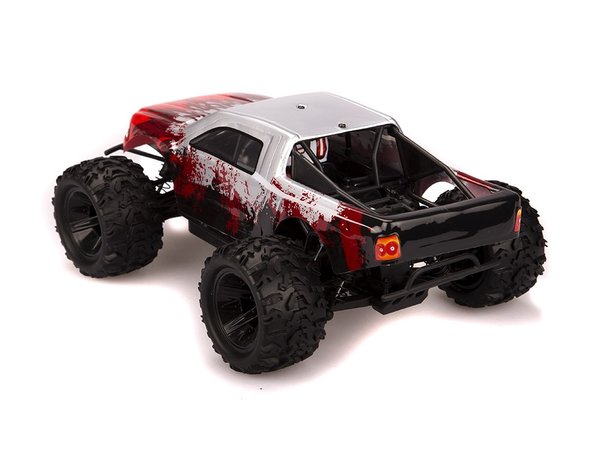 HSP Monster 1:18 Børstet Rød - Komplet