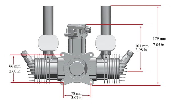 RCGF 70cc Twin Stinger