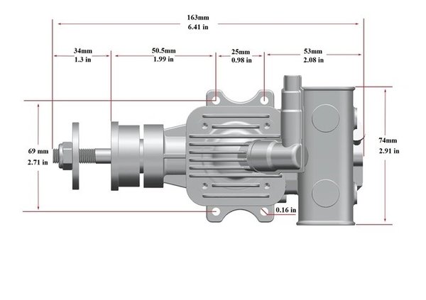 RCGF 15CC RE Bakeksos Bensinmotor BM Stinger