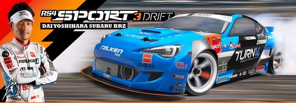 HPI RS4 Sport 3 Drift Yoshihara::Komplett