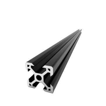 V-SLOT 2020 - Sort anodiseret 1500mm