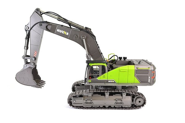 HuiNa Gravemaskin Grønn m/Metallskuffe 2.4G 1:14