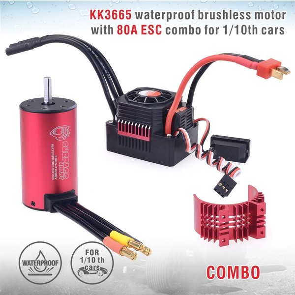 Surpass Hobby Combo  80A ESC m / 3665 4200KV BL WP