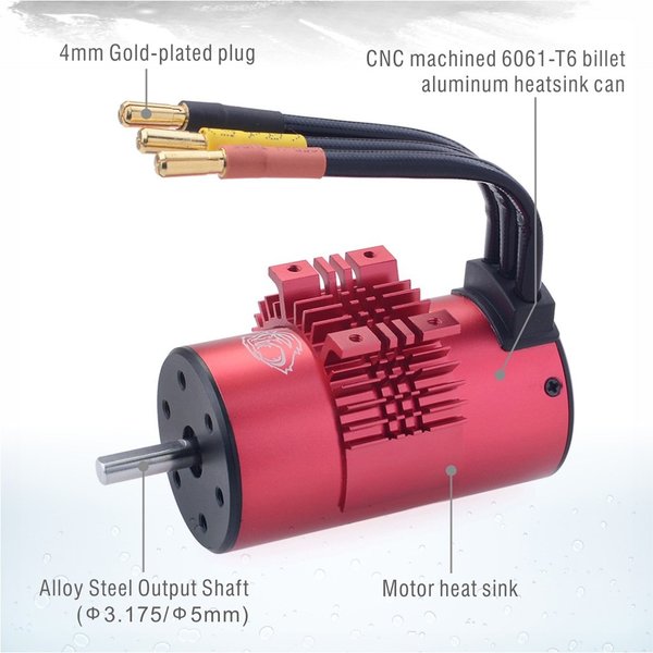 Surpass Hobby Combo  80A ESC m / 3665 4200KV BL WP