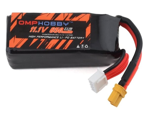 3s 650mAh - 45C - OMP XT30