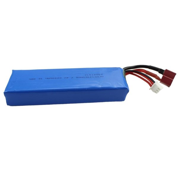 WLToys 7.4V 2200mAh Lipo Flat Deans