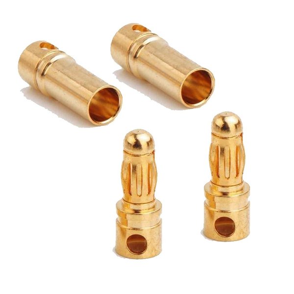 Amass 3.5 mm guldstik - 2 par