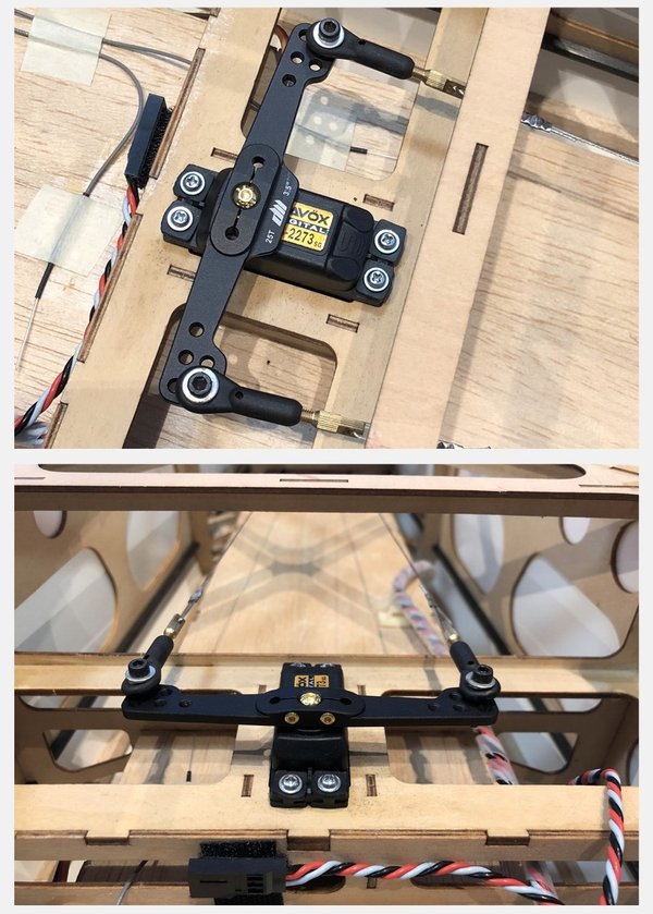 Dualsky Servoarm CNC 25T 3.0" Dobbel