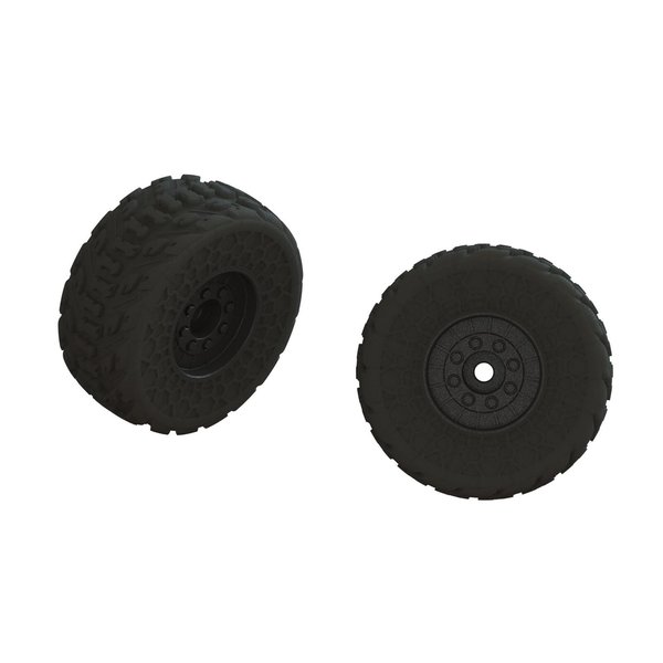 ARA550107 dBoots FIRETEAM Tire Glued Black (2)