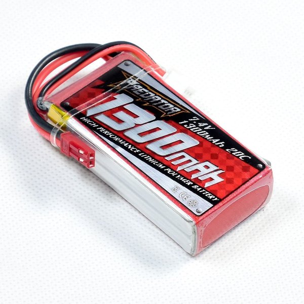 2s  1300mAh - 20C -  FMS Battery JST
