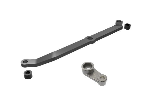 TRX-9748-GRAY Steering Link Aluminium Gray TRX-4M