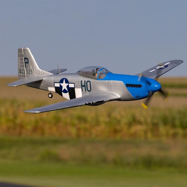 E-Flite P-51D Mustang 1.2m BNF m/AS3X &amp; SAFE