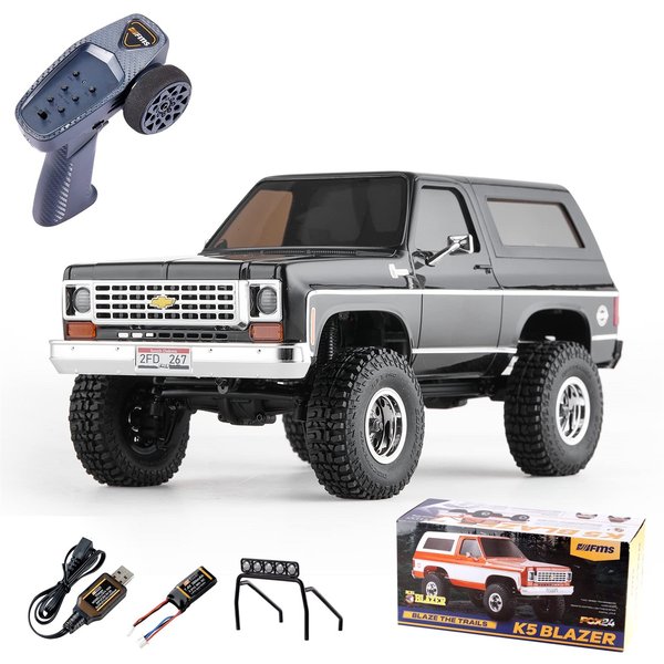 FMS Chevrolet K5 1/24 4x4 Crawler RTR Black