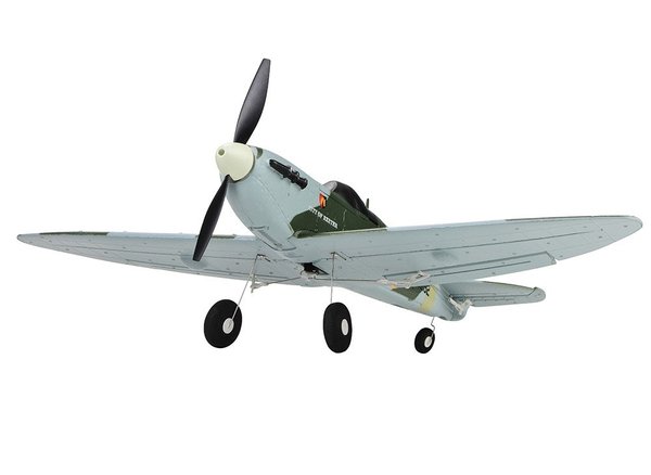 Top RC Hobby Spitfire 450mm Gyro Grøn/Blå RTF
