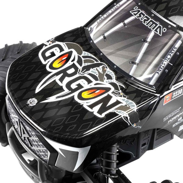 ARRMA Gorgon Mega 2WD Black - RTA Kit
