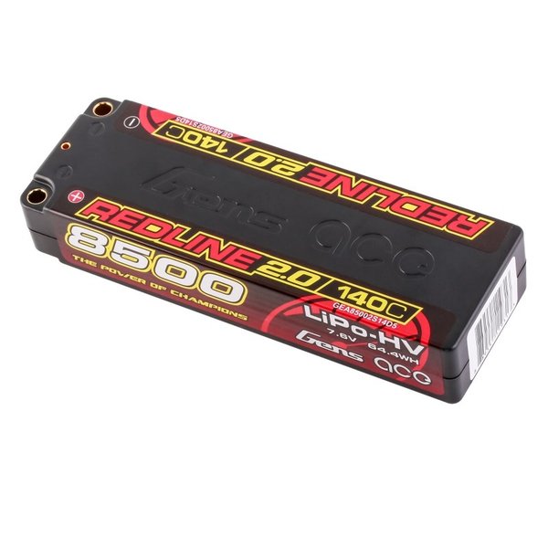 2s  8500mAh -140C - Gens Ace Redline 2.0