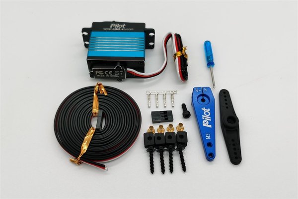 Pilot-RC Servo PW-28AH 28kg + 1.6inch Alu Arm