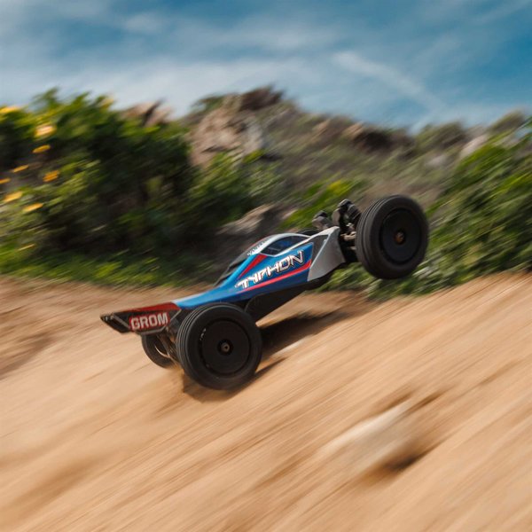ARRMA Typhon Grom Mega 4WD Blå/Silver - RTR