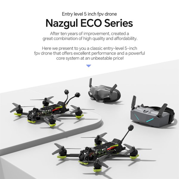 iFlight Nazgul XL5 ECO V1.1 Analog 6S BNF ELRS
