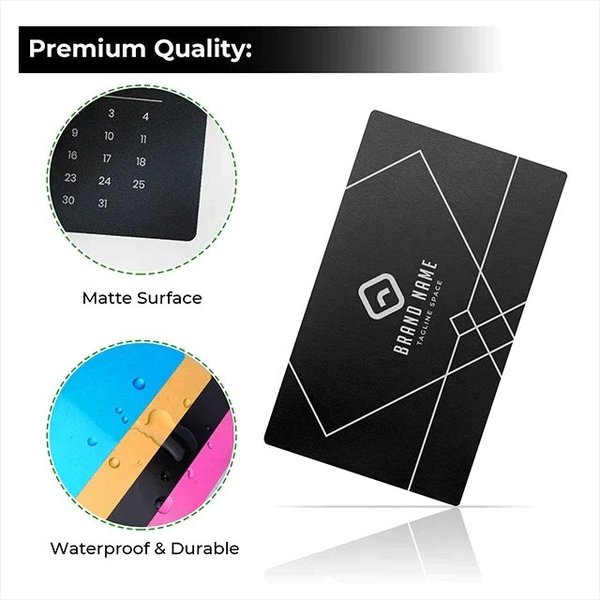 xTool Metal Busniness Card - 300pcs Frosted Black