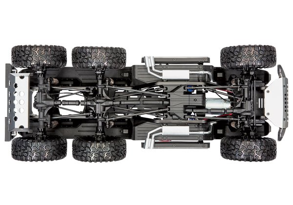 Traxxas TRX-6 Mercedes G63 AMG 6x6 Clipless Sølv