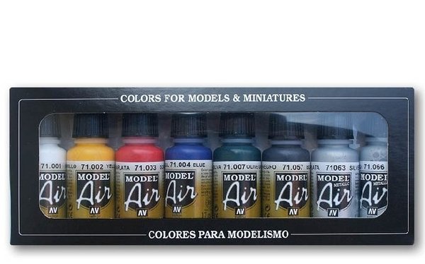 Vallejo Model Air    Basic Color Set