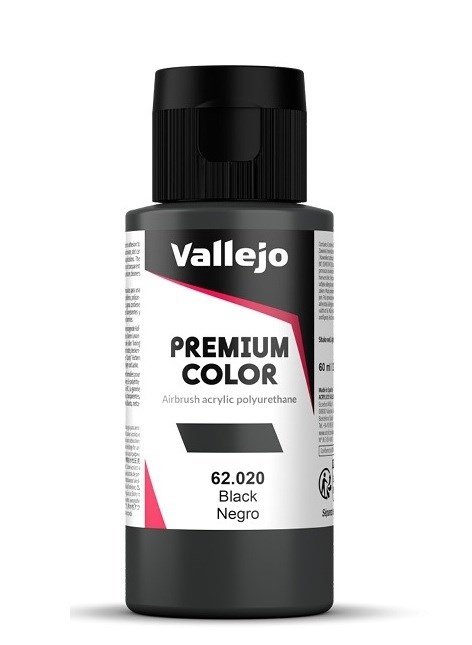 Vallejo Premium farve 62.020 sort
