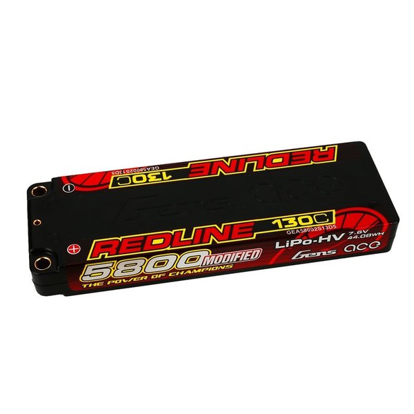 2s  5800mAh -130C - Gens Ace Redline HV Ultra LCG