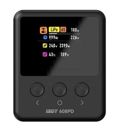 ISDT 608PD Smart Digital Laddare DC 240W