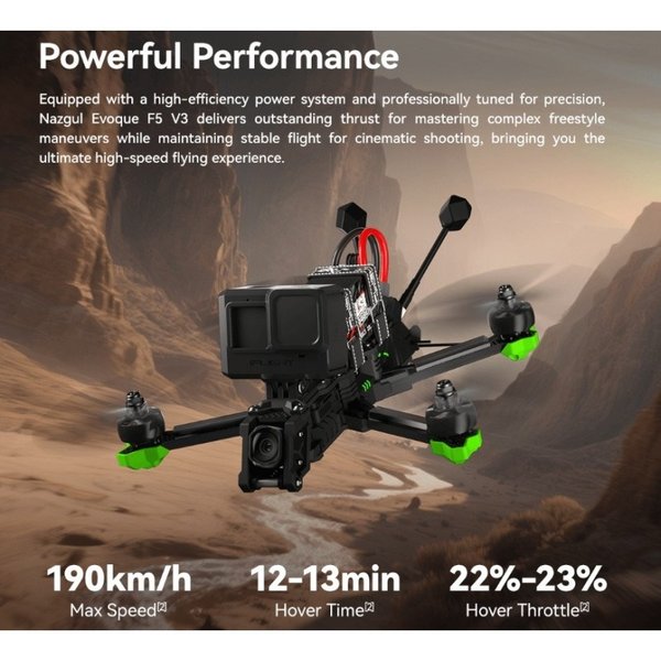iFlight Nazgul Evoque F5 V3 O4 Pro 6S - BNF ELRS