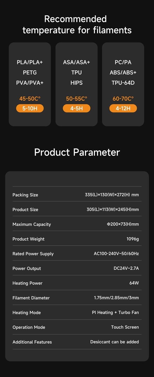 eSUN eBOX Pro - Smart Filamentholder/-tørker