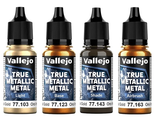 Vallejo TMM 77.252 Imperial Gold malingssæt