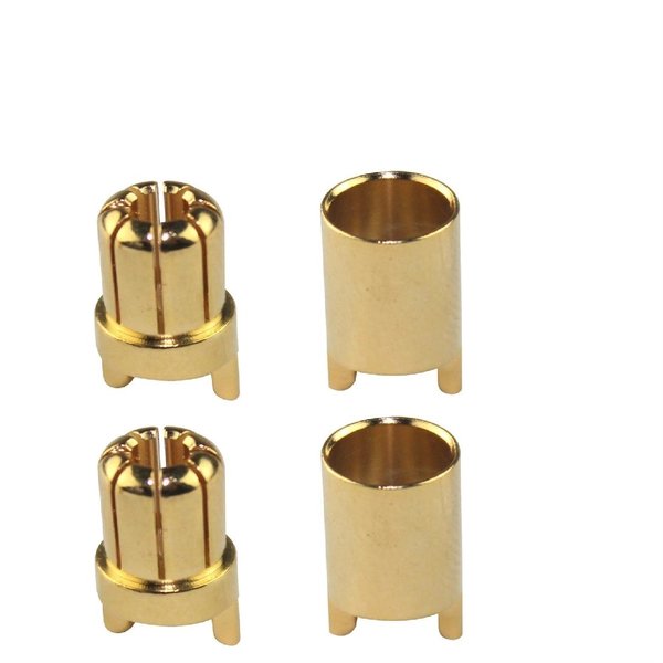 Amass 6.5 mm guldstik - 2 par