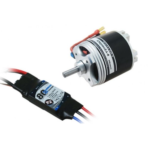 Dualsky BL Tuning Combo 5060 og 80A esc .75-90