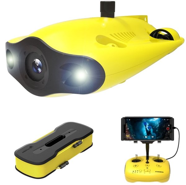 Gladius mini S 200m Yellow - Undervannsdrone/ROV Gladius mini S 200m Yellow - Undervannsdrone/ROV